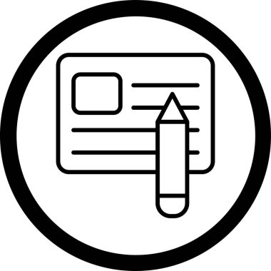 Modern eğitim ikonunun vektör illüstrasyonu