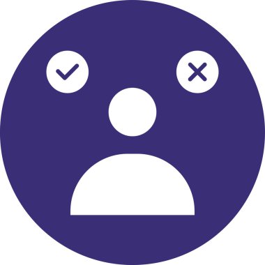 hüzünlü duygu simgeleri ikon vektör illüstrasyonu