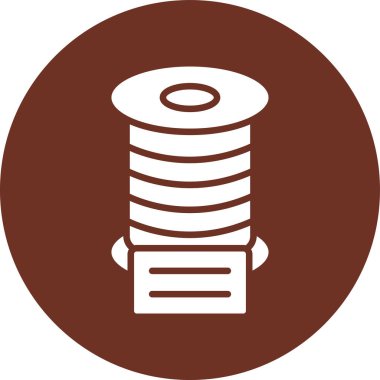 Bir varil simgesinin vektör illüstrasyonu