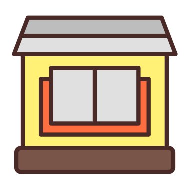 Şeffaf bir arkaplanda ev vektör çizimi. Birinci kalite semboller. Konsept ve grafik tasarımı için vuruş simgesi.