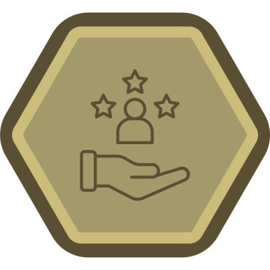 el simgesi, vektör illüstrasyonu