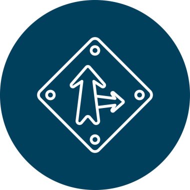 ok simgesi vektör illüstrasyonu