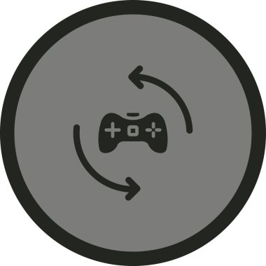 çalma denetimi simgesi vektör çizimi