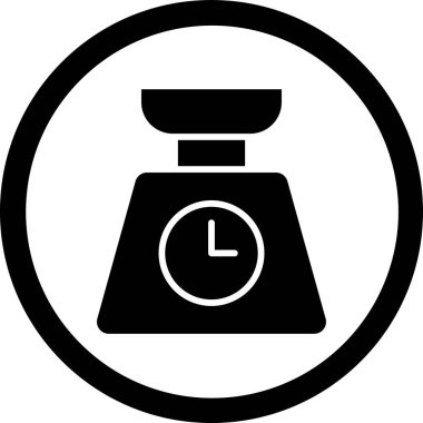 Alarm simgesi vektör illüstrasyonu