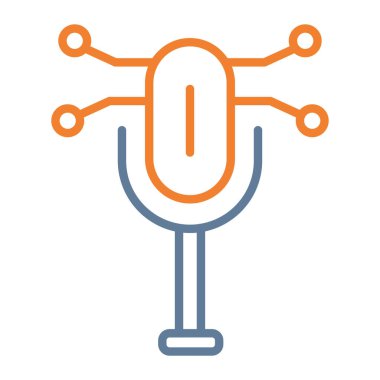 Modern simgenin vektör illüstrasyonu