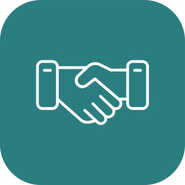 El sıkışma düz tasarım simgesi