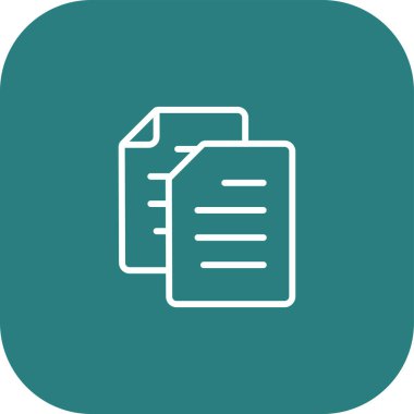 belge simgesi vektör illüstrasyonu