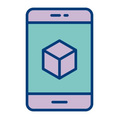 akıllı telefon simgesi vektör çizimi