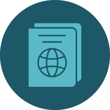 Benzersiz Gazete Vektörü Glyph Simgesi