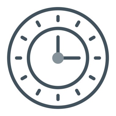 Alarm saat simgesi ana hat biçiminde