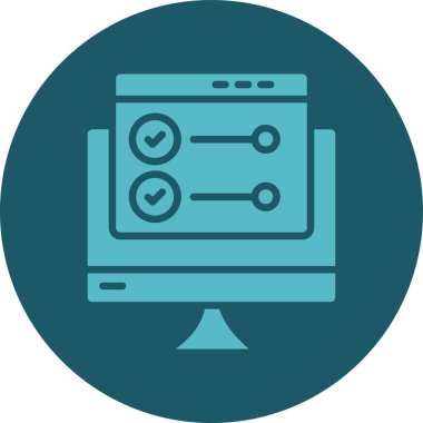 seo modern simgesinin vektör illüstrasyonu