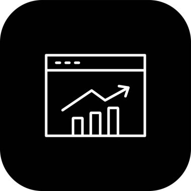 İş ve vektör illüstrasyonu için web simgesi