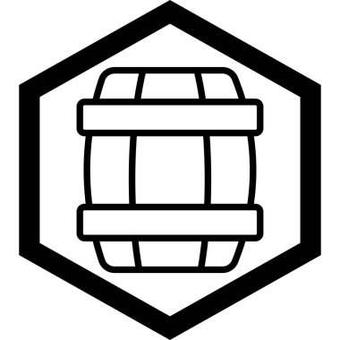 Varil simge vektör çizim