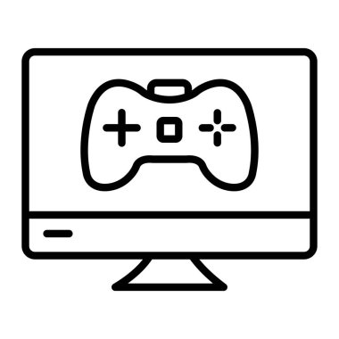 Oyun çubuklu bilgisayar faresi, satır biçimi simgesi