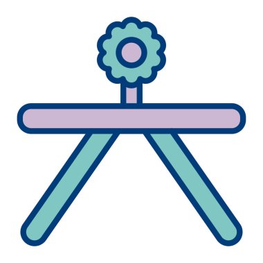 Modern bir simgenin vektör illüstrasyonu