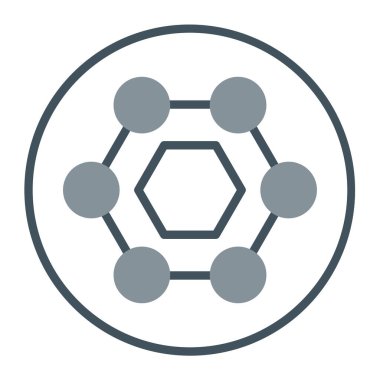 şebeke. Web simgesi basit illüstrasyon