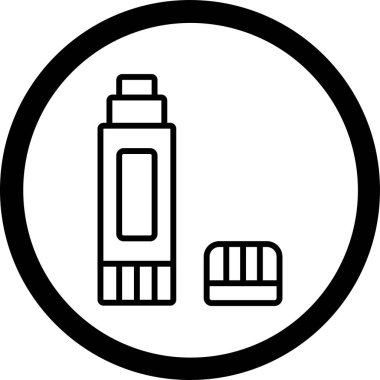 Modern b 'nin vektör illüstrasyonu eksik simgesi