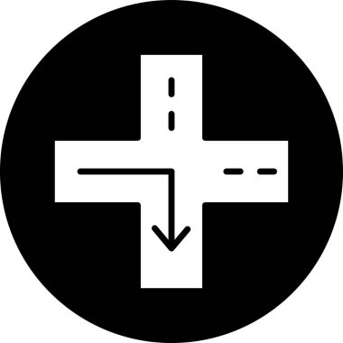 Haç. Web simgesi basit tasarım