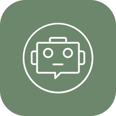 Sohbet balonu simgesinin vektör çizim