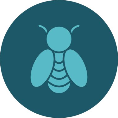 Böcek. Web simgesi basit illüstrasyon