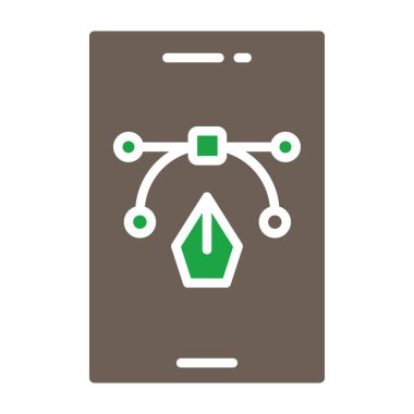 Geri dönüşüm işaretli akıllı telefon