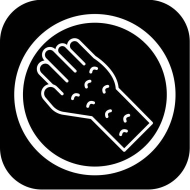 Tek bir simgenin vektör illüstrasyonu