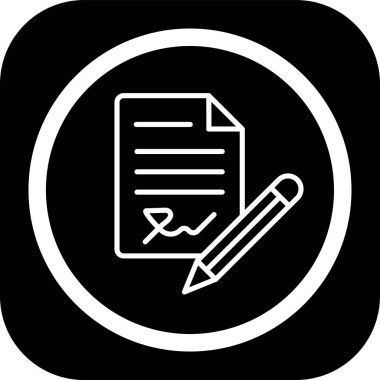 Vektör belgesi Simge illüstrasyonu