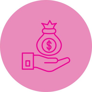 Vektör Doları simge tasarlamak