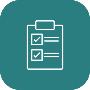 Web projesi için işaret vektör simgesini kontrol et