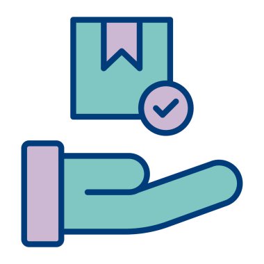 Bandajlı el, tıbbi bakım vektör çizimi