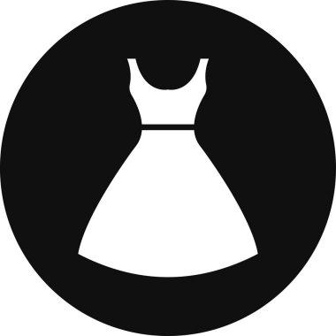 Elbise. Web simgesi basit illüstrasyon