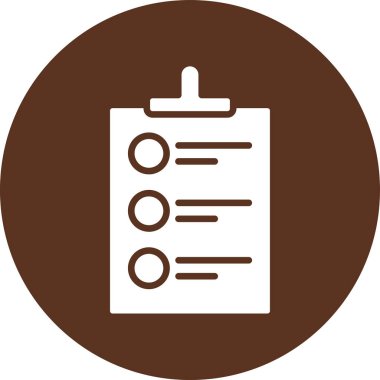 Bir pano simgesinin vektör illüstrasyonu