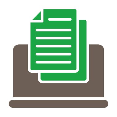 dosya biçimi simgesi, vektör illüstrasyonu