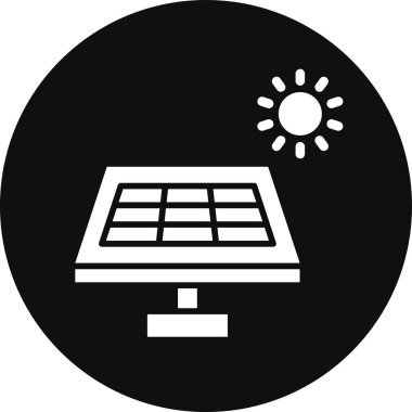 panel simgesi, vektör illüstrasyonu