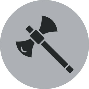 Balta simgesinin vektör illüstrasyonu