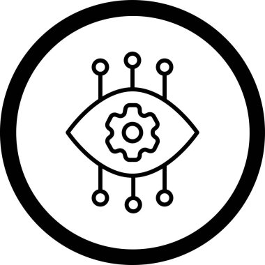 Modern simgenin vektör illüstrasyonu