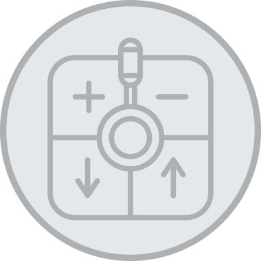 Bir b eksikliği simgesinin vektör çizimi