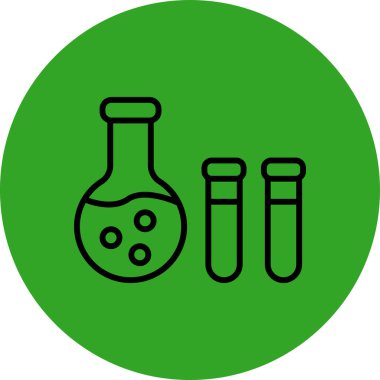 test tübü vektör resimleme simgesi