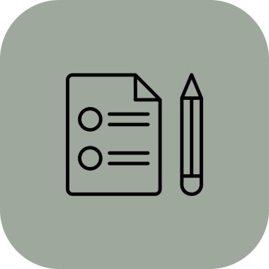 Vektör belgesi Simge illüstrasyonu