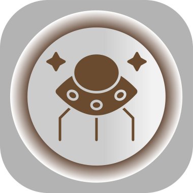 Benzersiz Robot Vektör Kabartma Simgesi