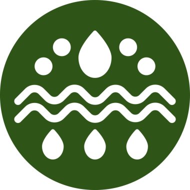 Su damlası. Web simgesi