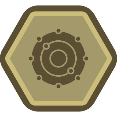 Bir yıldız simgesinin vektör illüstrasyonu