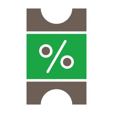 yüzde işareti vektör illüstrasyonu