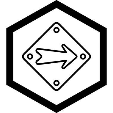 ok simgesi vektör illüstrasyonu