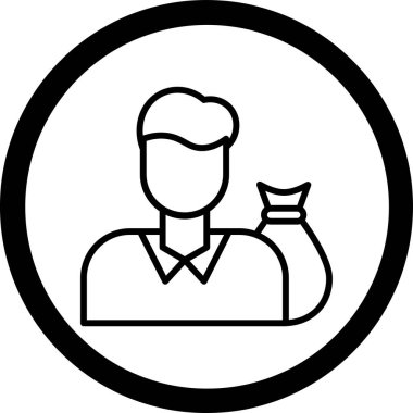 Evcil köpek. Basit simge