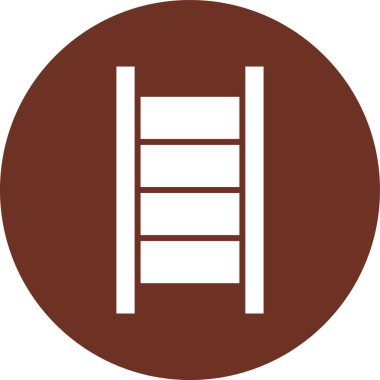 Tahta çit. Web simgesi basit illüstrasyon