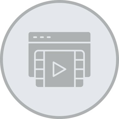 çevrimiçi web simgesi vektör illüstrasyonu