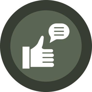 Simge vektör illüstrasyonunu Başparmaklar Yukarı