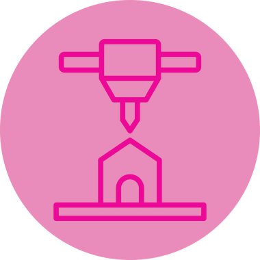 Testere simgesinin vektör illüstrasyonu