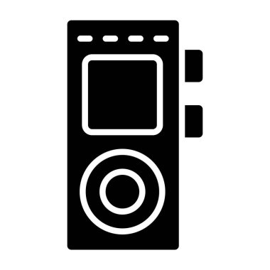 Kamera simgesi, vektör illüstrasyonu